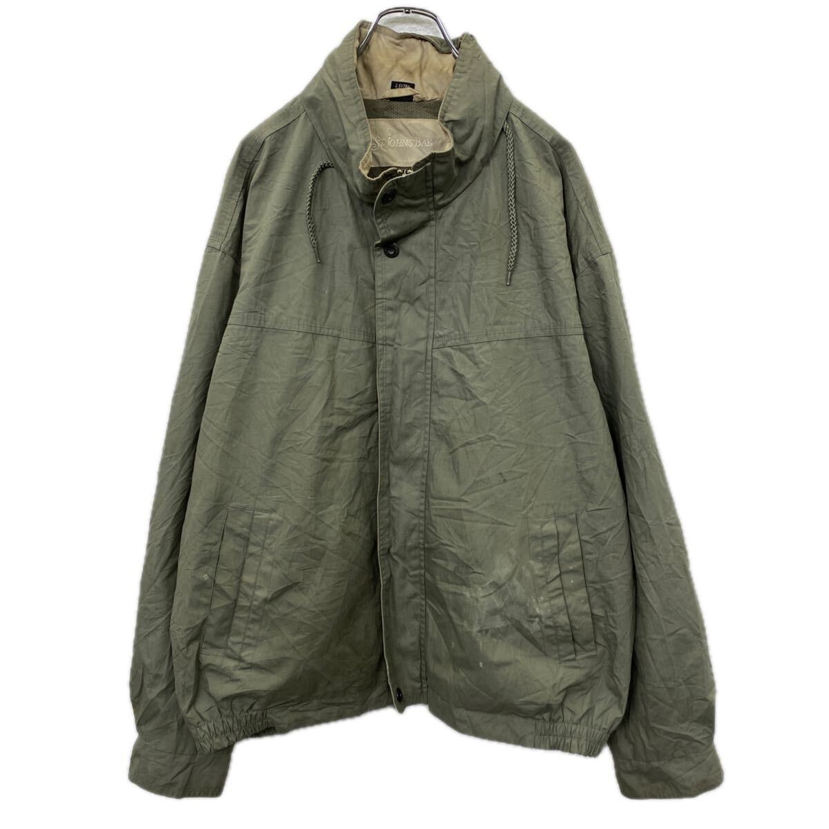 ST. JOHN'S BAY セントジョンズベイ バーン ジャケット オリーブL ST. JOHN'S BAY セントジョンズベイ バーン ジャケット オリーブL ST