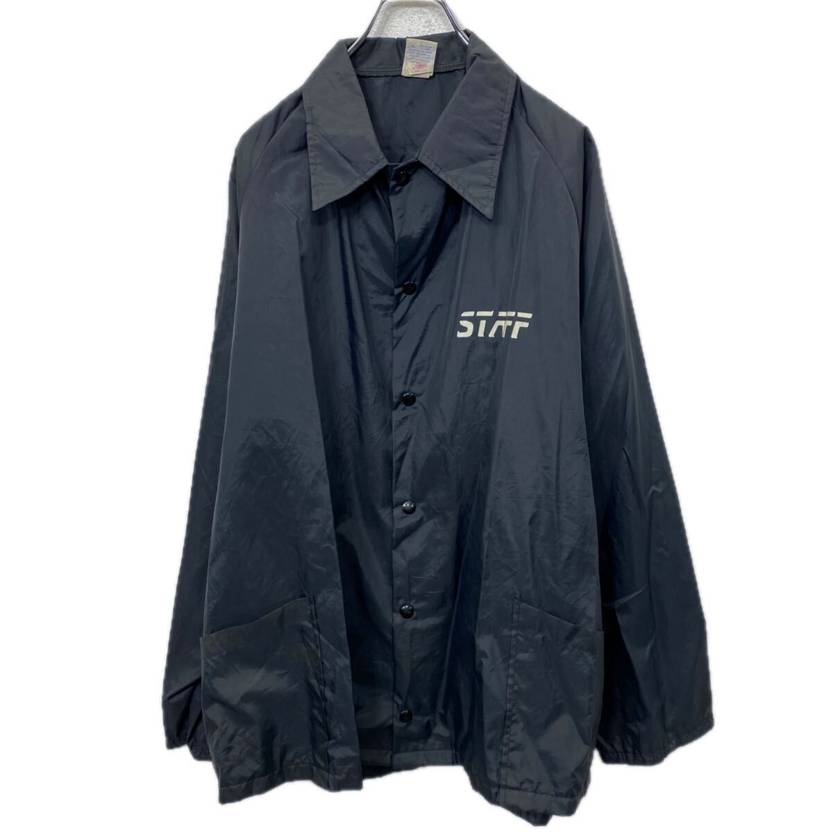 楽天市場】USA製 90s WU-TANG Logo Nylon Coach Jacket 紺 XXL