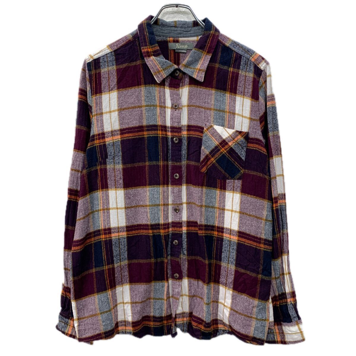 楽天市場】General Reserch パラサイトポケット チェック ネル シャツ