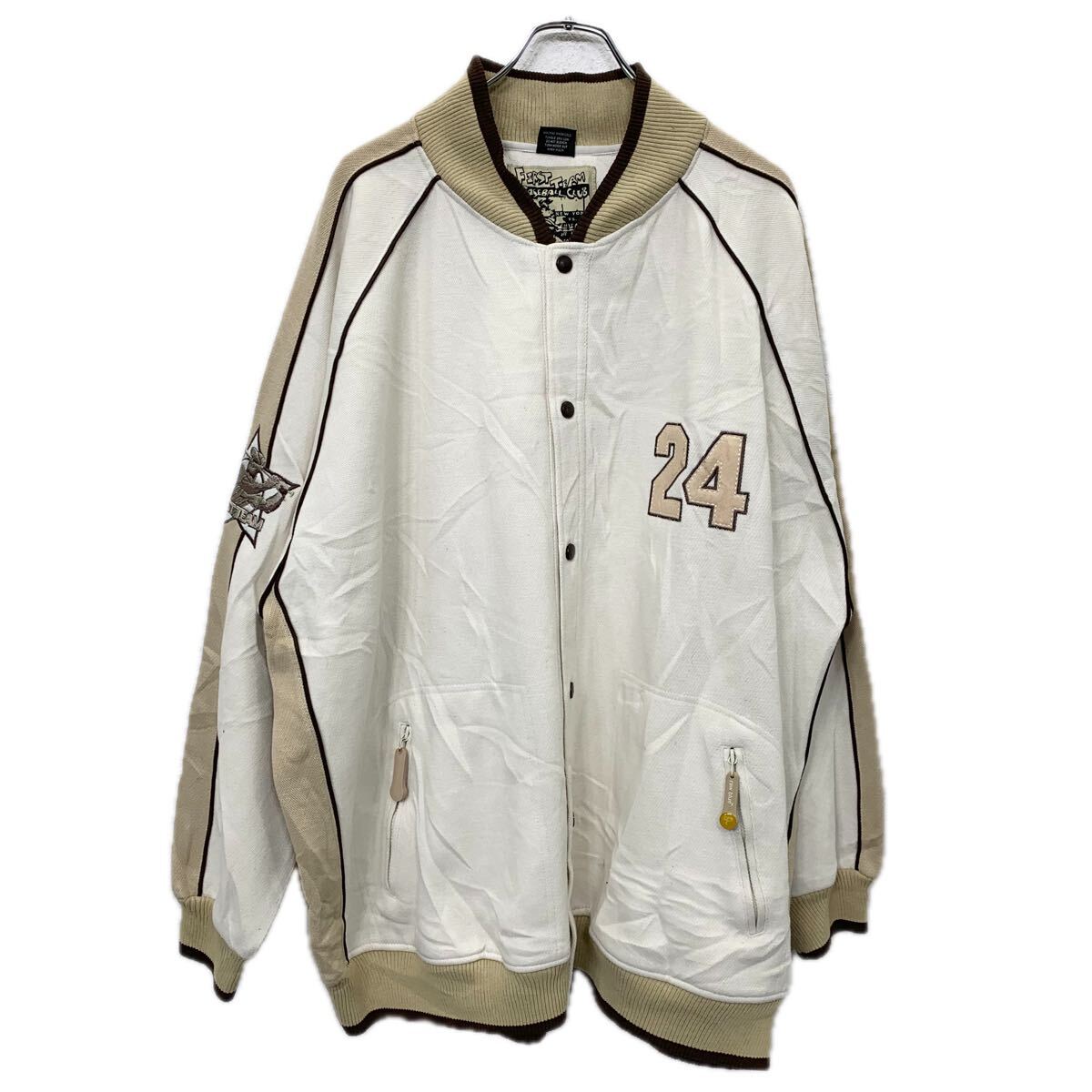 楽天市場】【中古】【古着】 デニムスタジアムジャケット 2XL位 ブルー