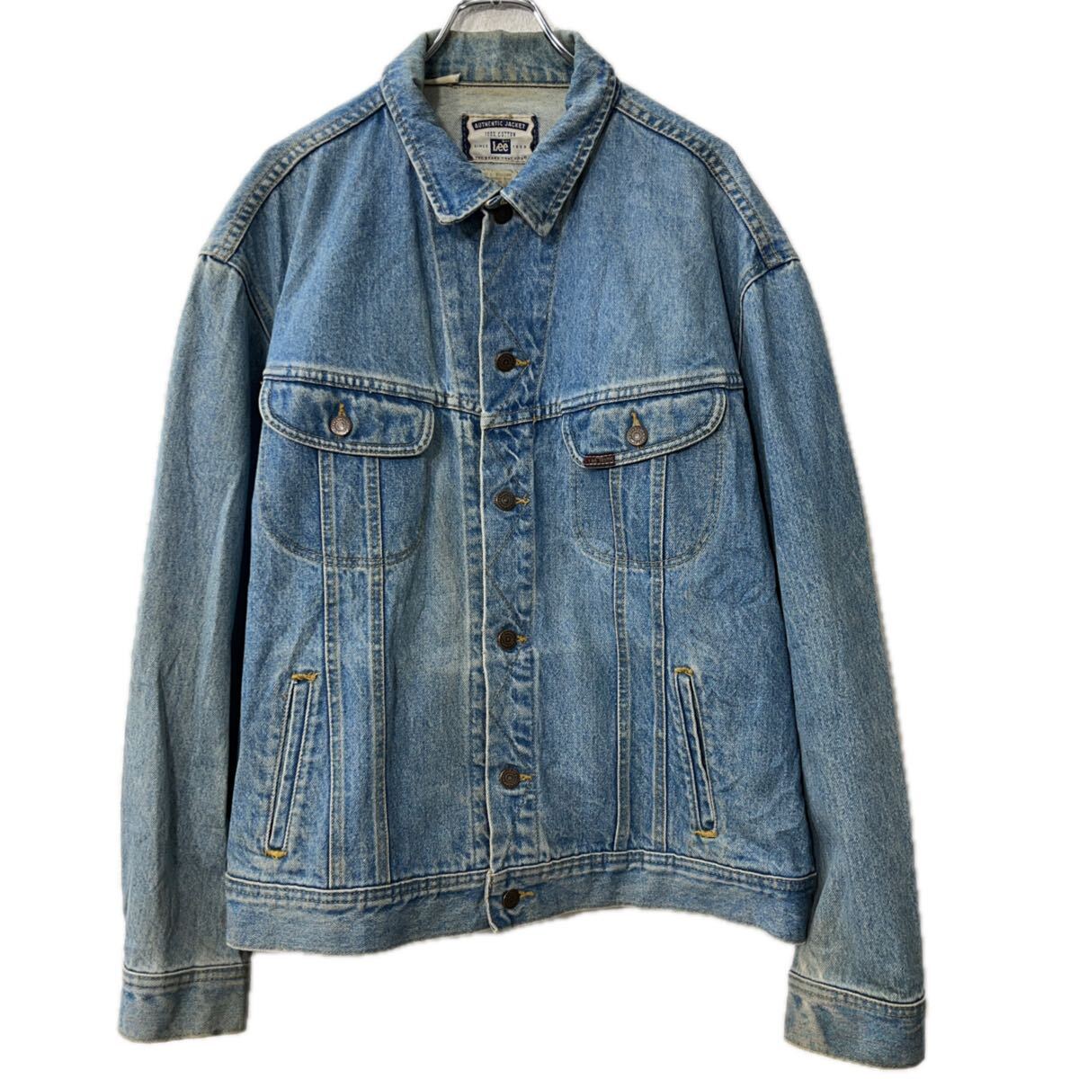 楽天市場】80年代 USA製 Lee リー PATD-153438 デニムジャケット