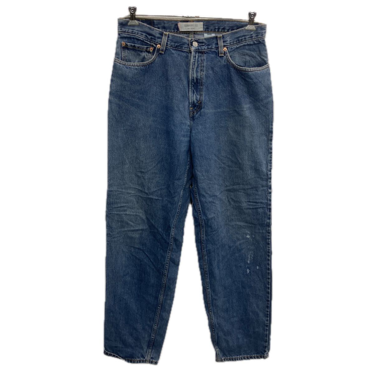 【中古】【古着】 Levi's 560 デニムパンツ W34 ブルー リーバイス ジップアップ アメカジ ジーンズ デニム コットン 2601-167