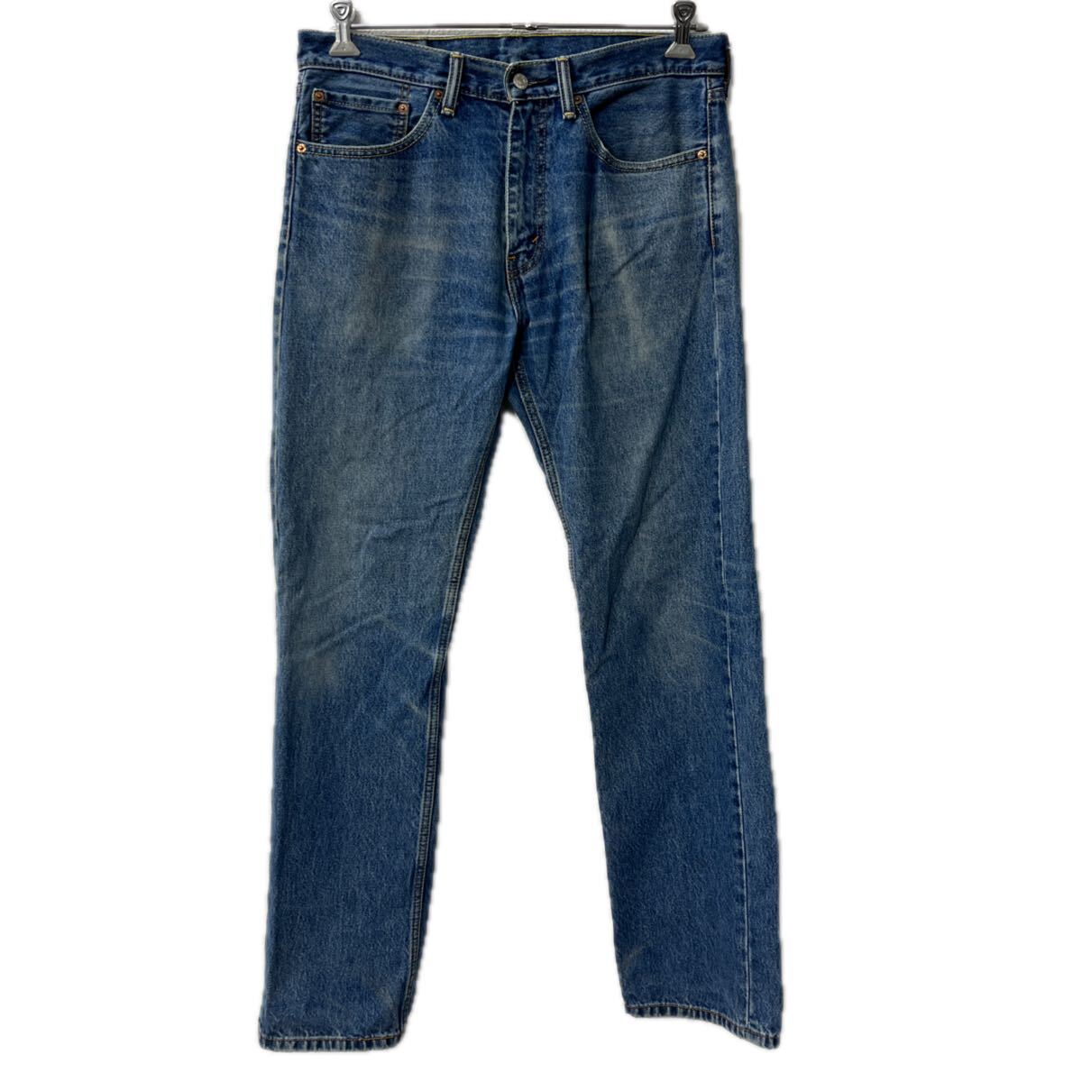 【中古】【古着】 Levi's 505 デニムパンツ W34 ブルー リーバイス ジップアップ アメカジ ジーンズ デニム コットン 2601-385 4,366円
