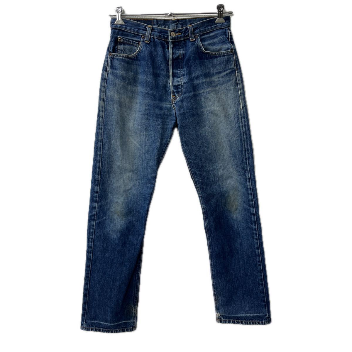 【中古】【古着】 Levi's 501 デニムパンツ W32 ブルー リーバイス ボタンフライ アメカジ ジーンズ デニム コットン 2601-451
