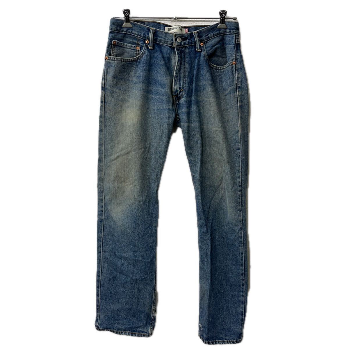 【中古】【古着】 Levi's 505 デニムパンツ W32 ブルー リーバイス ジップアップ アメカジ ジーンズ デニム コットン 2601-498