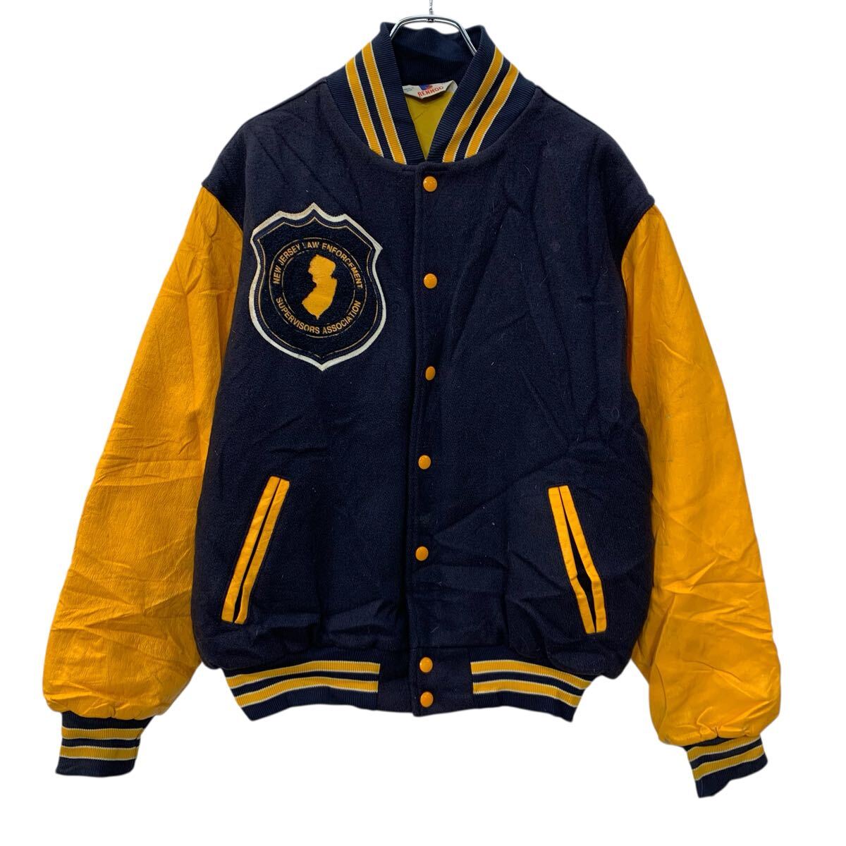 楽天市場】レノック 70s USA製 スタジャン XS 黒系 RENNOC アワード