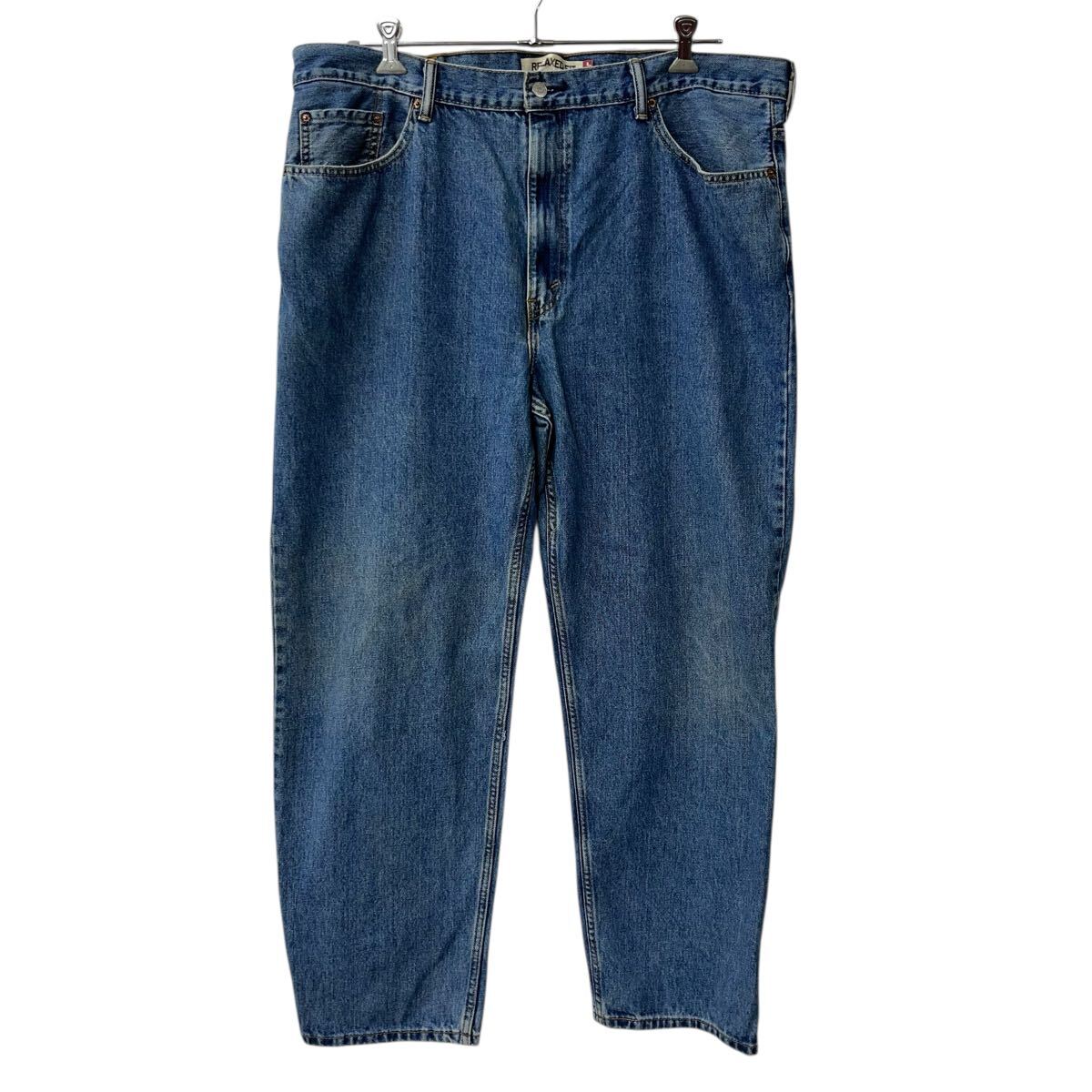 【中古】【古着】 Levi's 550 デニムパンツ W42 ブルー リーバイス ピッグ ジップアップ アメカジ ジーンズ デニム コットン 2602-146
