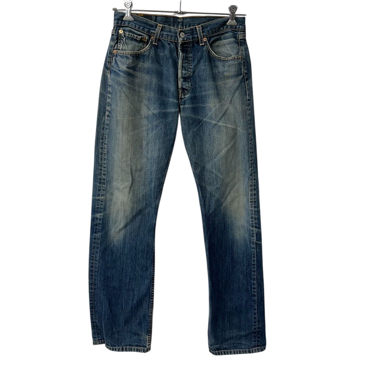 【中古】【古着】 Levi's 501 デニムパンツ W32 ブルー リーバイス ボタンフライ アメカジ ジーンズ デニム コットン 2602-150