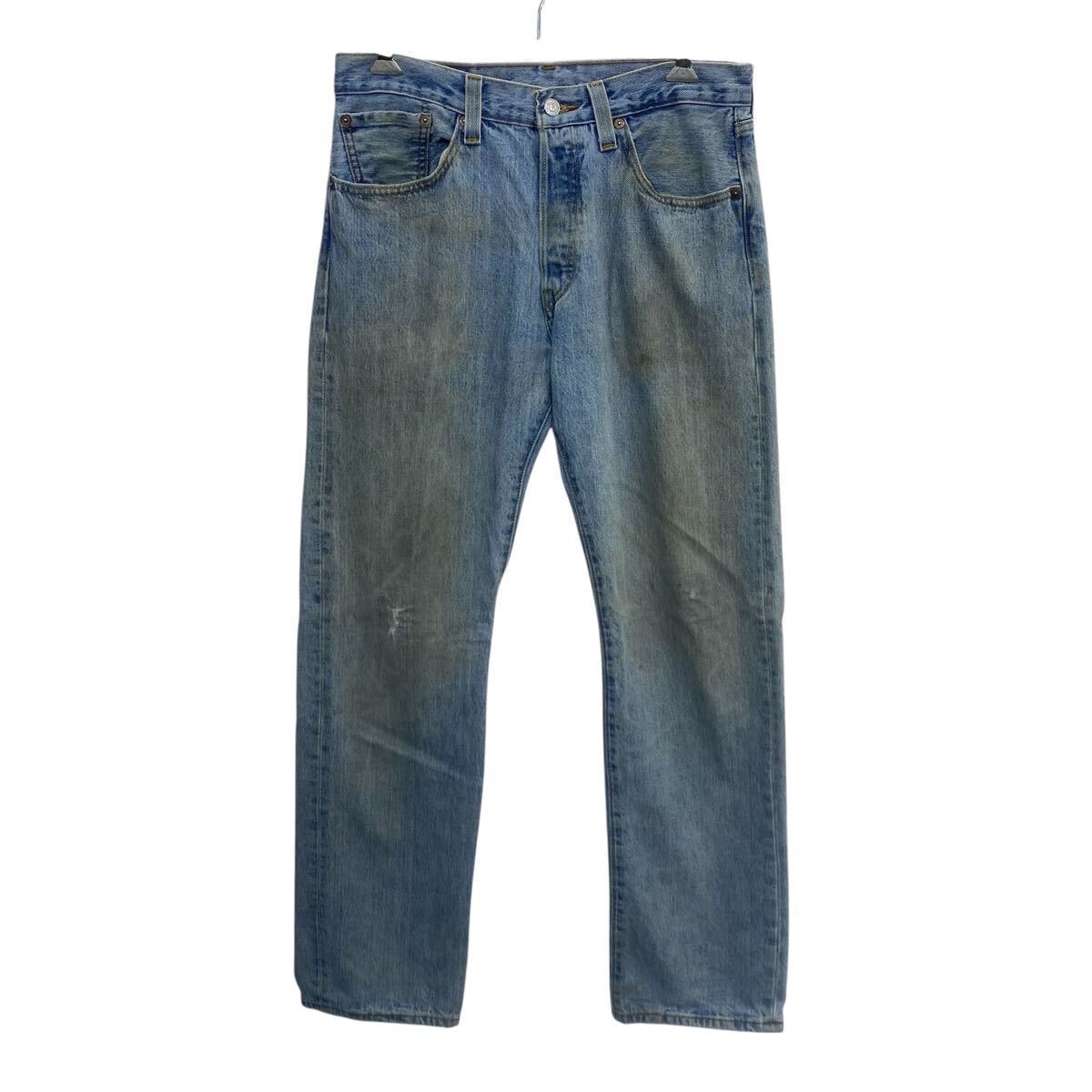 【中古】【古着】 Levi's 501 デニムパンツ W32 ライトブルー リーバイス ボタンフライ ゴールデンサイズ アメカジ デニム ジーンズ 2602-266