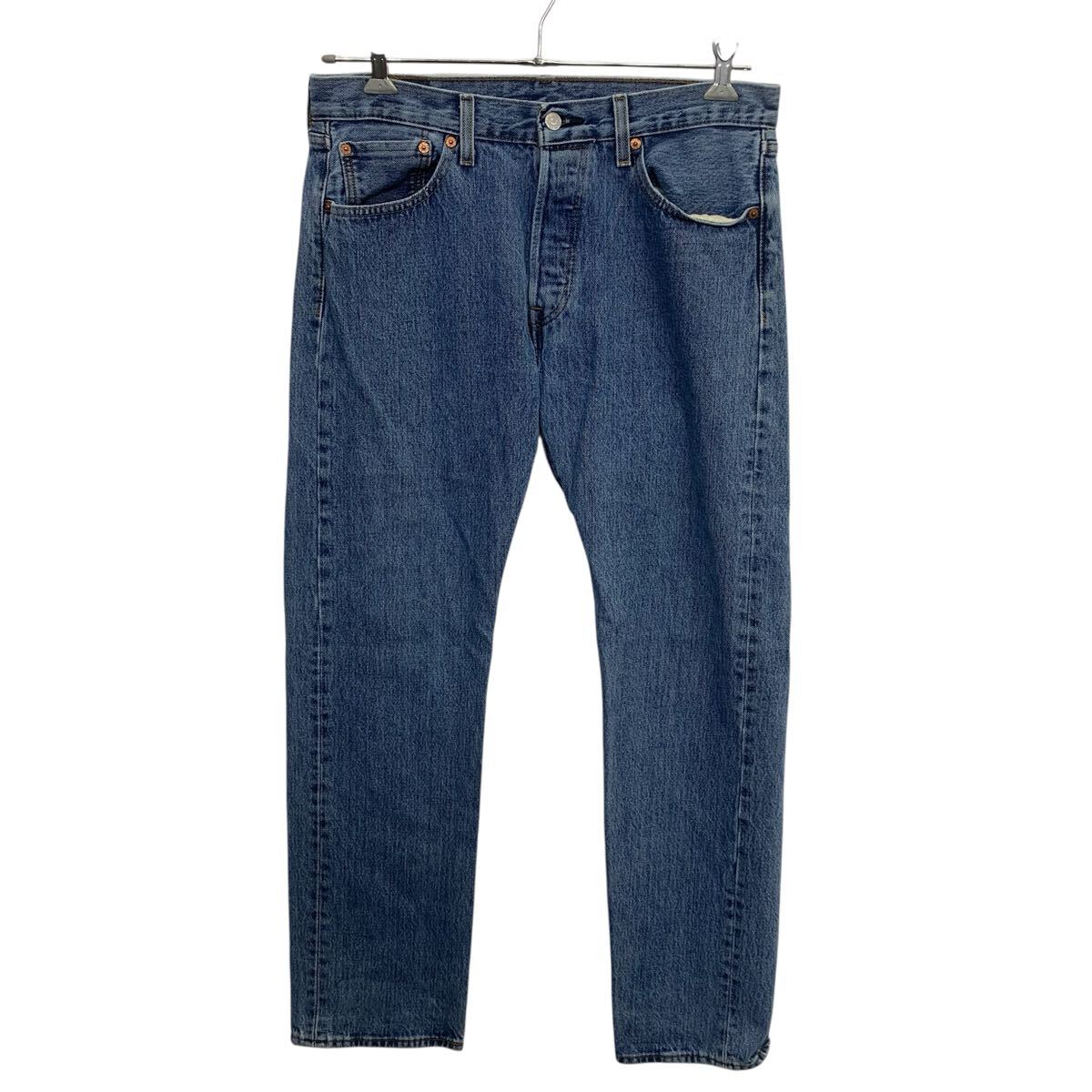 【中古】【古着】 メキシコ製 Levi's 501 デニムパンツ W31 インディゴブルー リーバイス ボタンフライ アメカジ デニム ジーンズ 2602-308