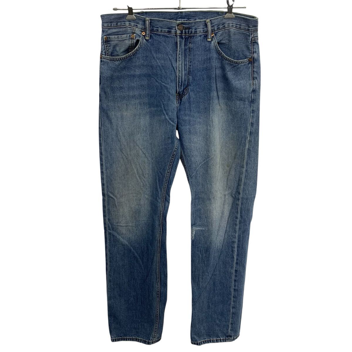【中古】【古着】 Levi's 505 デニムパンツ W38 ライトブルー リーバイス ジップアップ ビッグサイズ アメカジ デニム ジーンズ 2602-309