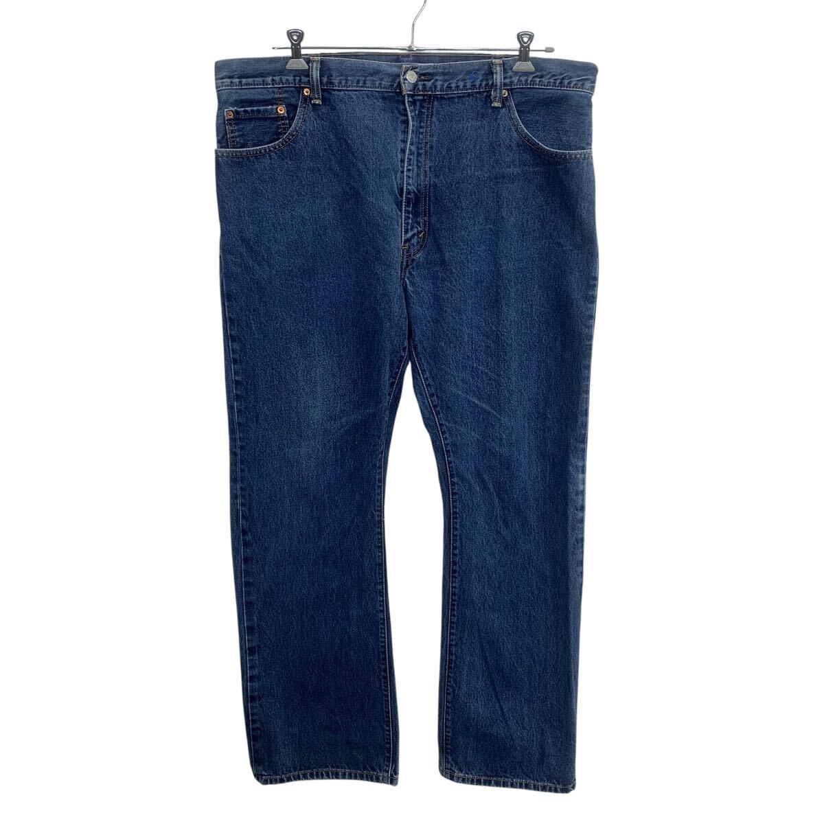 【中古】【古着】 Levi's517 デニムパンツ W42 インディゴブルー リーバイス ジップアップ ビッグサイズ アメカジ デニム ジーンズ 2602-340