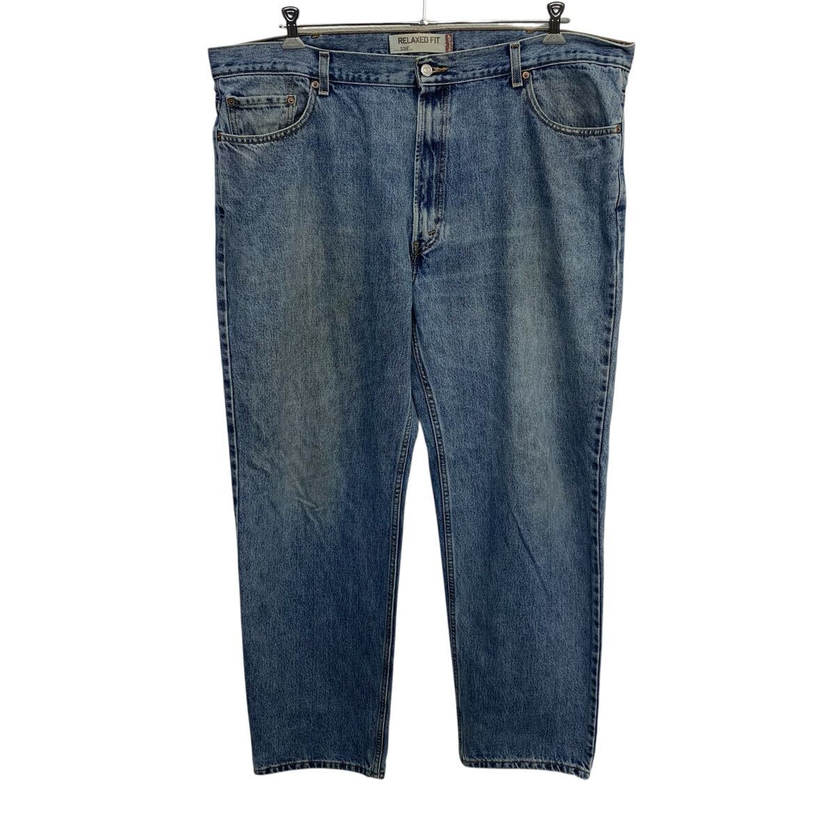 【中古】【古着】 メキシコ製 Levi's 550 デニムパンツ W44 ライトブルー リーバイス ジップアップ RELAXED FIT アメカジ デニム ジーンズ 2603-55