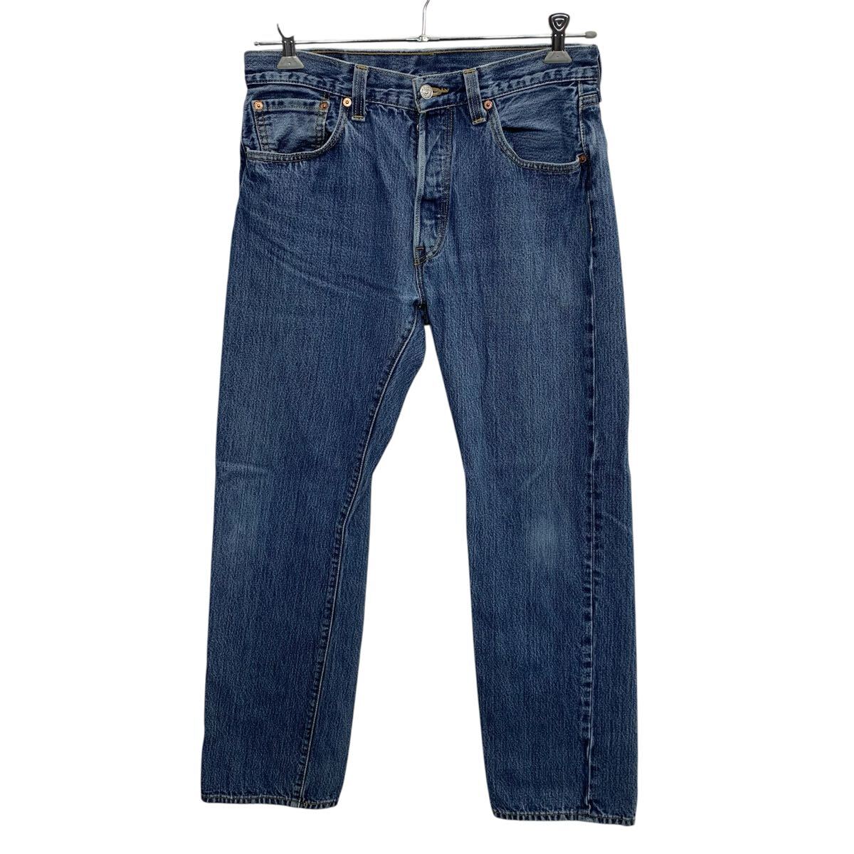 【中古】【古着】 Levi's 501 デニムパンツ W33 インディゴブルー リーバイス ボタンフライ アメカジ デニム ジーンズ 2603-118
