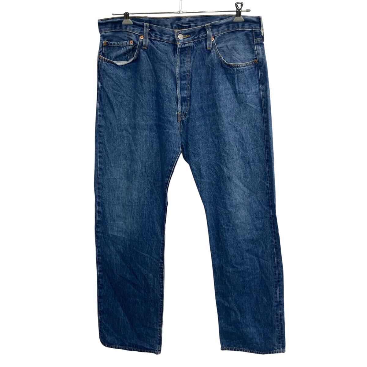 【中古】【古着】 Levi's501 デニムパンツ W38 インディゴブルー リーバイス ボタンフライ ビッグサイズ アメカジ デニム ジーンズ 2603-429