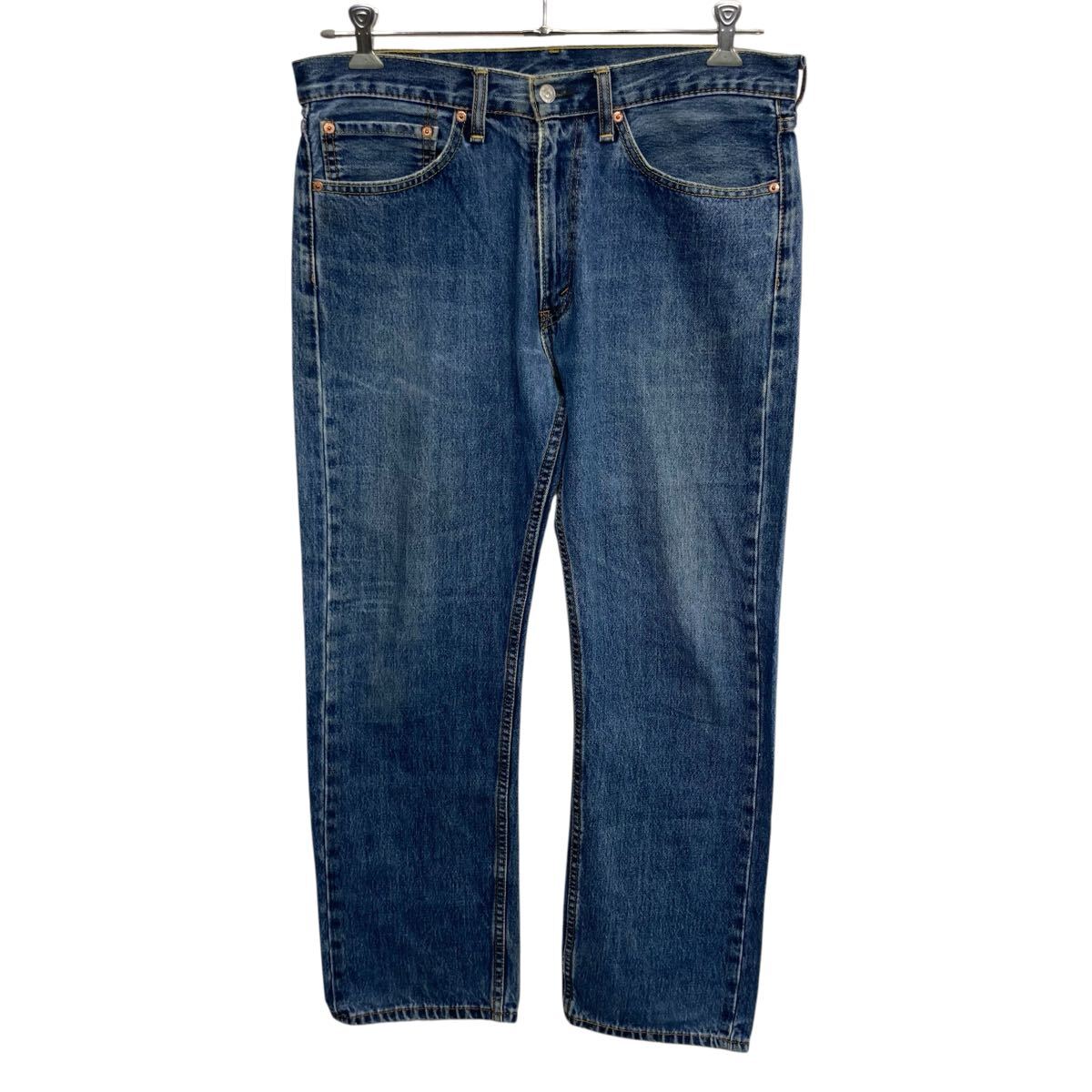 【中古】【古着】 Levi's505 デニムパンツ W34 インディゴブルー リーバイス ジップアップ ゴールデンサイズ アメカジ デニム ジーンズ 2603-432