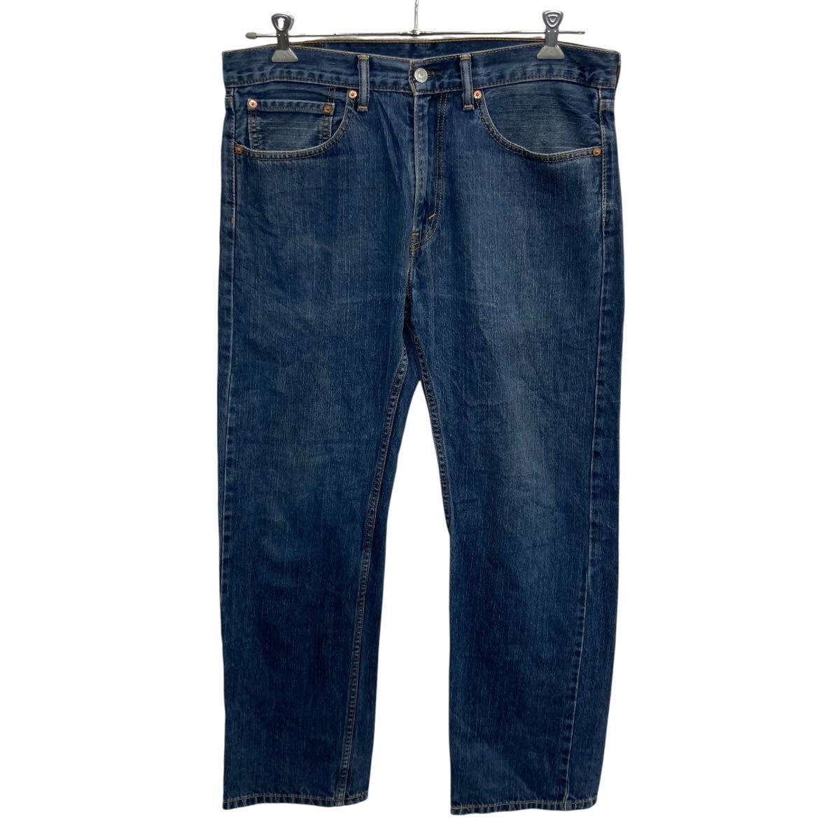 【中古】【古着】 Levi's505 デニムパンツ W34 インディゴブルー リーバイス ジップアップ ゴールデンサイズ アメカジ デニム ジーンズ 2603-439