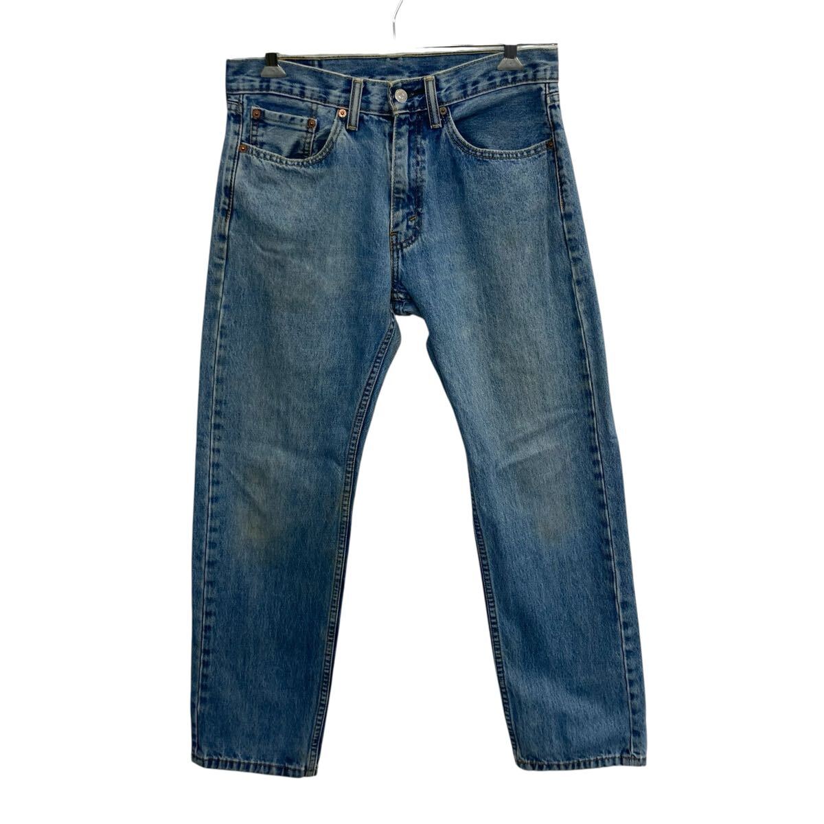 【中古】【古着】 Levi's505 デニムパンツ W31 ライトブルー リーバイス ジップアップ アメカジ デニムジーンズ 2603-444