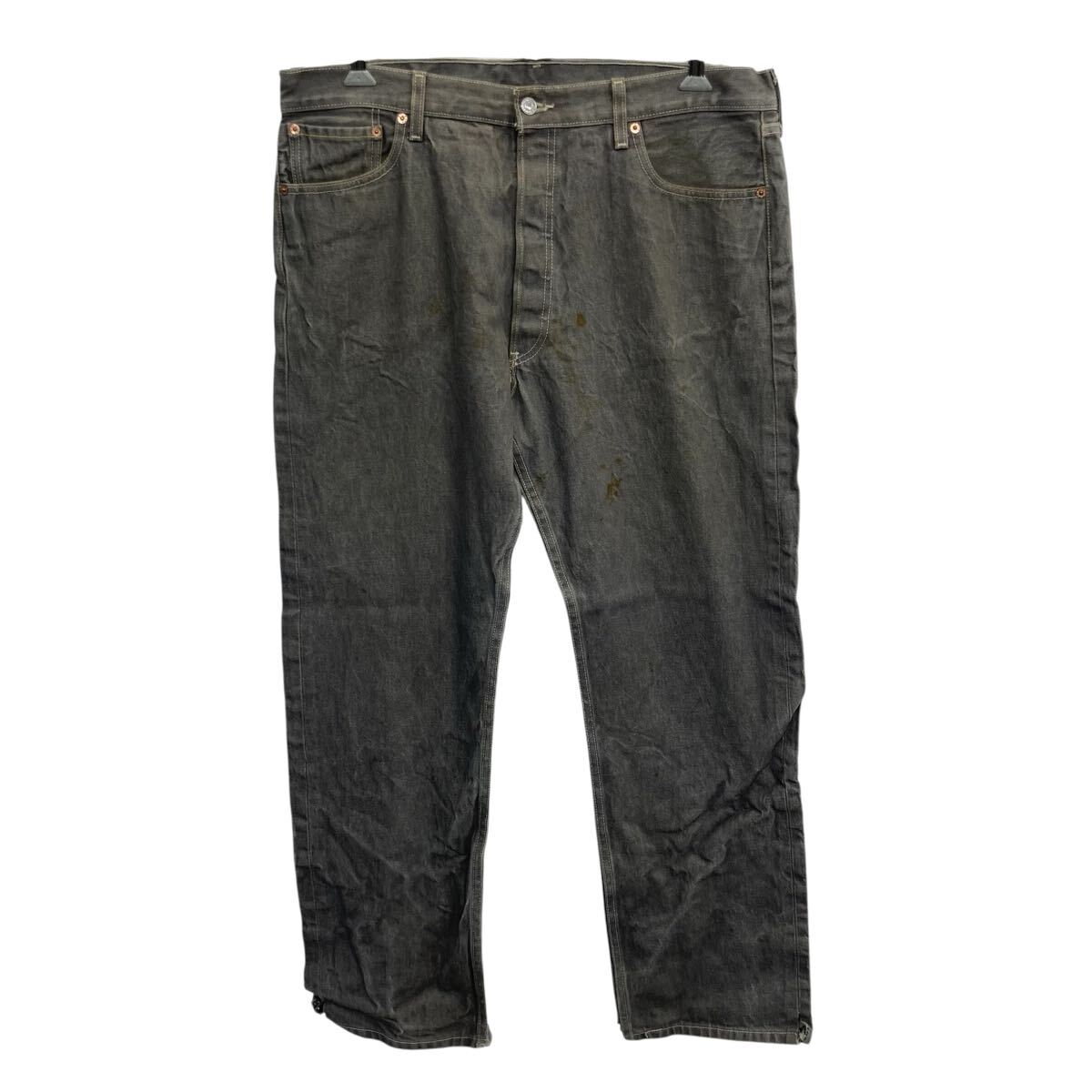 【中古】【古着】 メキシコ製 Levi's 501XX デニムパンツ W38 グレー リーバイス ボタンフライ ビッグサイズ アメカジ デニム ジーンズ 2603-505