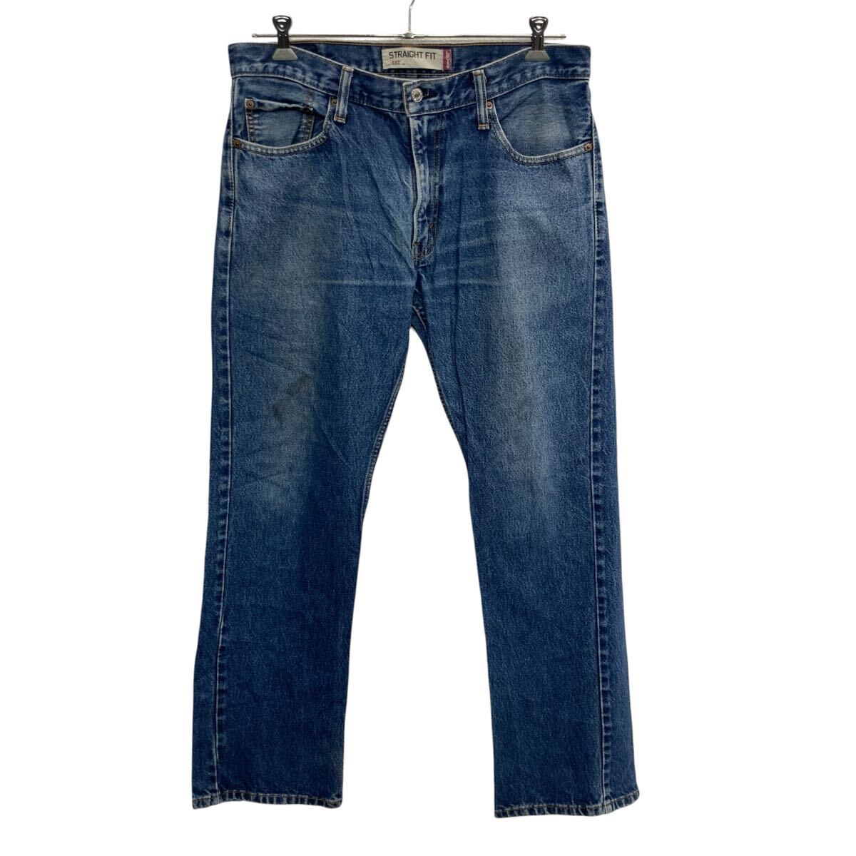 【中古】【古着】 Levi's 505 デニムパンツ W34 インディゴブルー リーバイス ジップアップ コインポケット アメカジ デニム ジーンズ 2604-107