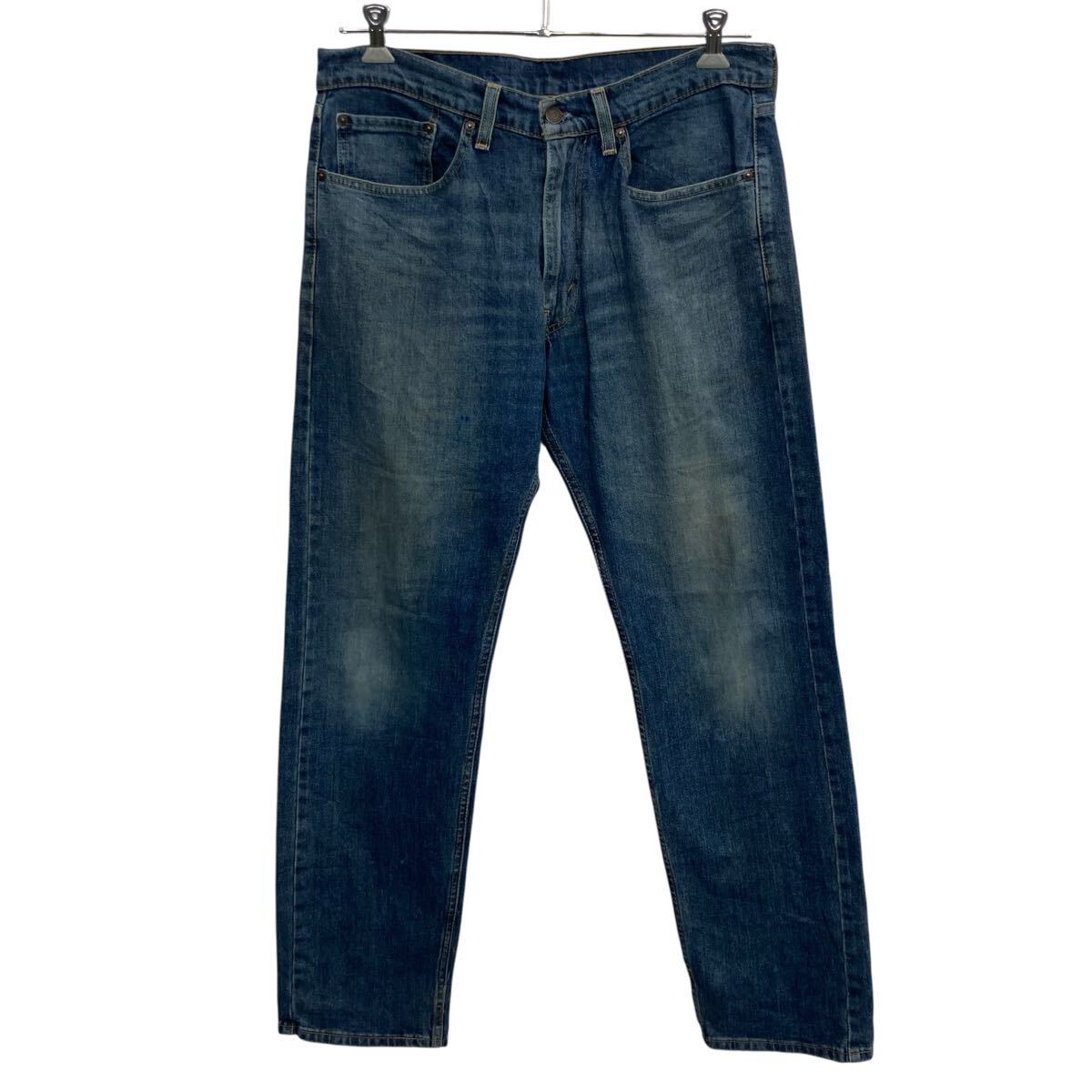 【中古】【古着】 Levi's 505 デニムパンツ W34 インディゴブルー リーバイス ジップアップ コインポケット アメカジ デニム ジーンズ 2604-110