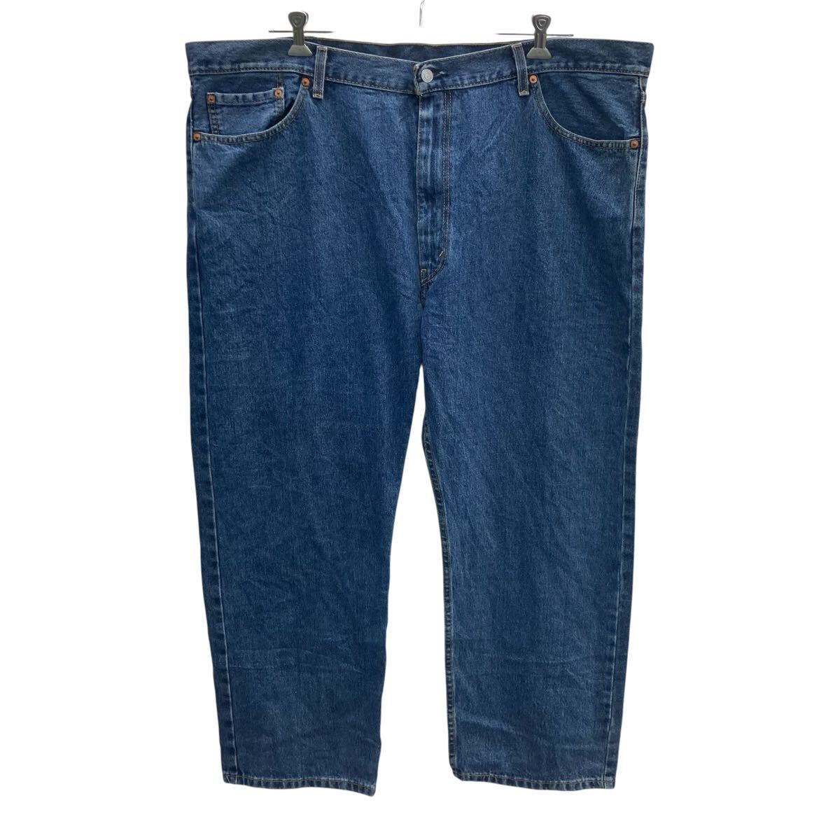 【中古】【古着】 メキシコ製 Levi's 505 デニムパンツ W46 インディゴブルー リーバイス ジップアップ ビッグサイズ アメカジ デニム アメカジ 2604-60