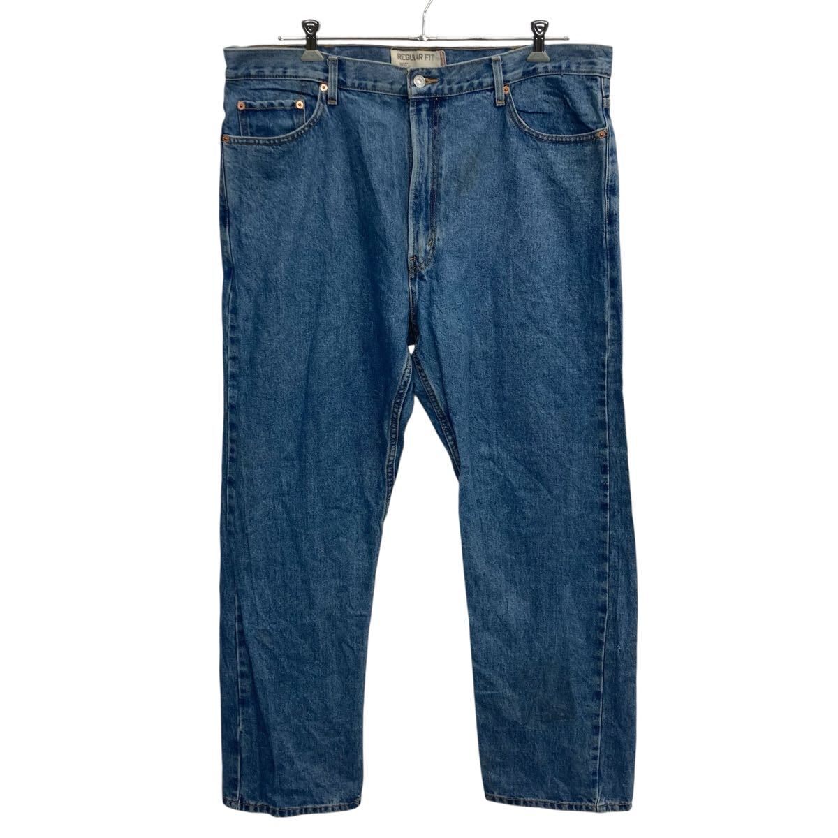 【中古】【古着】 Levi's 505 デニムパンツ W42 インディゴブルー リーバイス ジップアップ ビッグサイズ コインケース アメカジ デニム ジーンズ 2604-62