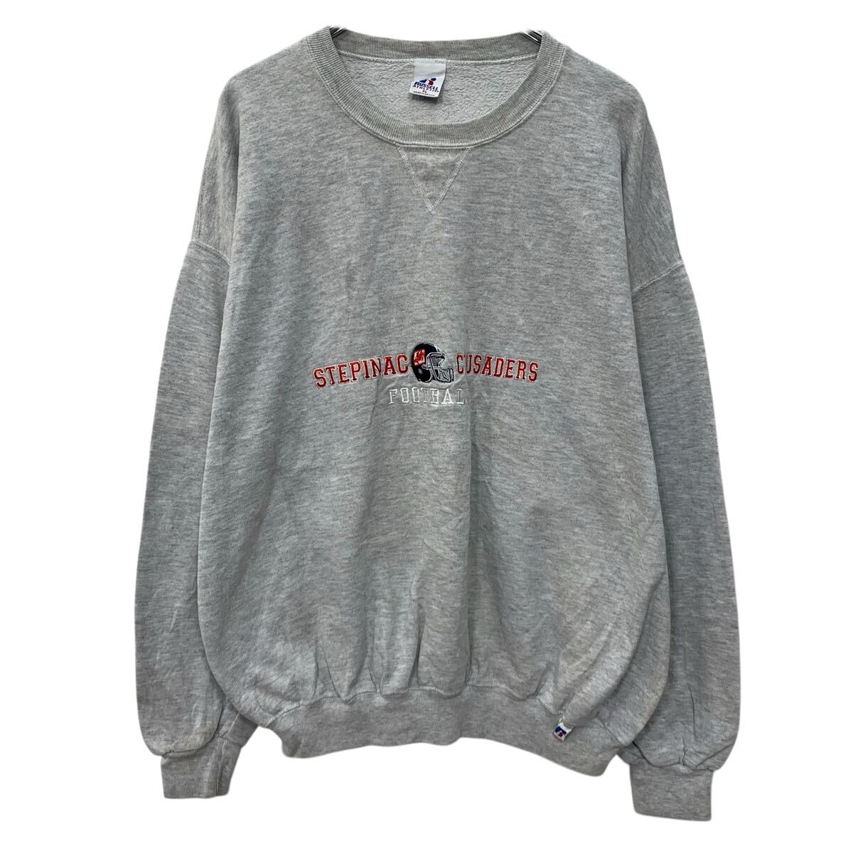 【中古】【古着】 90～00s メキシコ製 RUSSELL ATHLETIC ロゴスウェット トレーナー XL グレー ラッセルアスレティック ～00年代 春秋物 a804-5769 4,420円