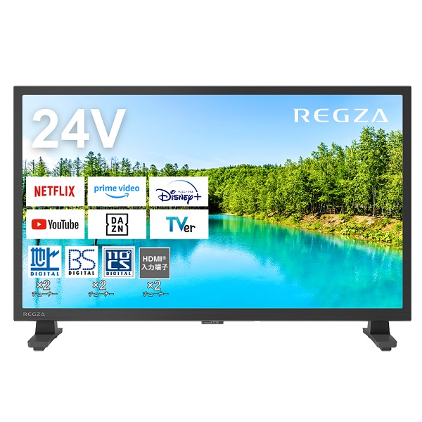 【美品】2024年製 パナソニック 液晶テレビ TH-24J300 24インチ パナソニック TH-24J300 地上・BS・110度CSデジタルハイビジョン