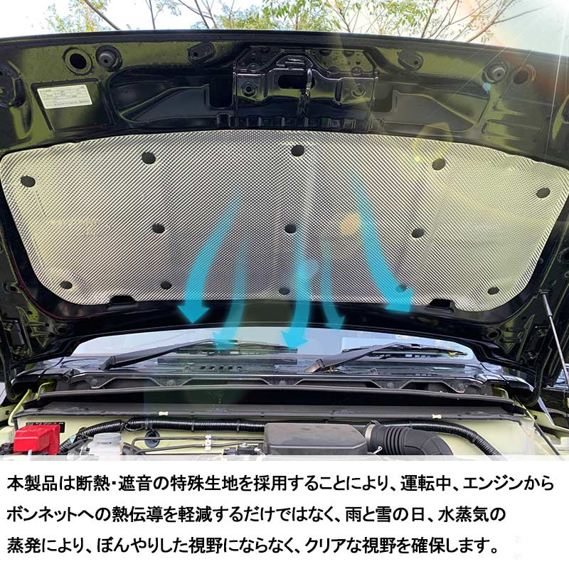 楽天市場 ジムニー Jb64 Jb74 エンジンルーム遮熱板 遮音マット 断熱綿 断熱材 凍結防止カバー 内装 パーツ エンジンフードエンジン 防音パッド 車用断熱マット Jimny 熱反射 遮音防音 カーフードエンジン断熱遮音綿 エンジンフード エンジン 車用断熱マット シエラ Vulcans