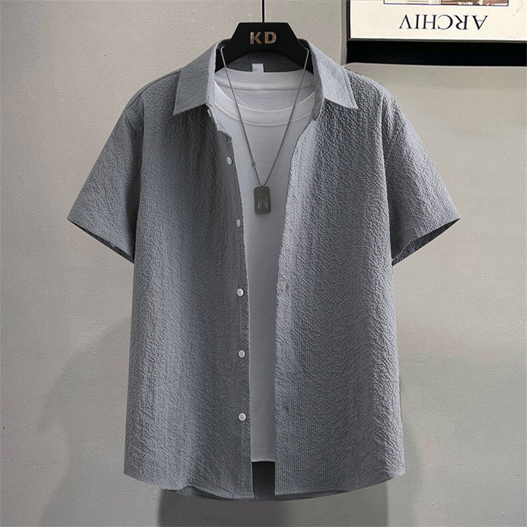 【楽天市場】半袖シャツ メンズ 夏 夏服 シャツ 開襟シャツ 半袖 開襟 前開き 無地 トップス 薄手 涼しい 大きいサイズ カジュアルシャツ ...