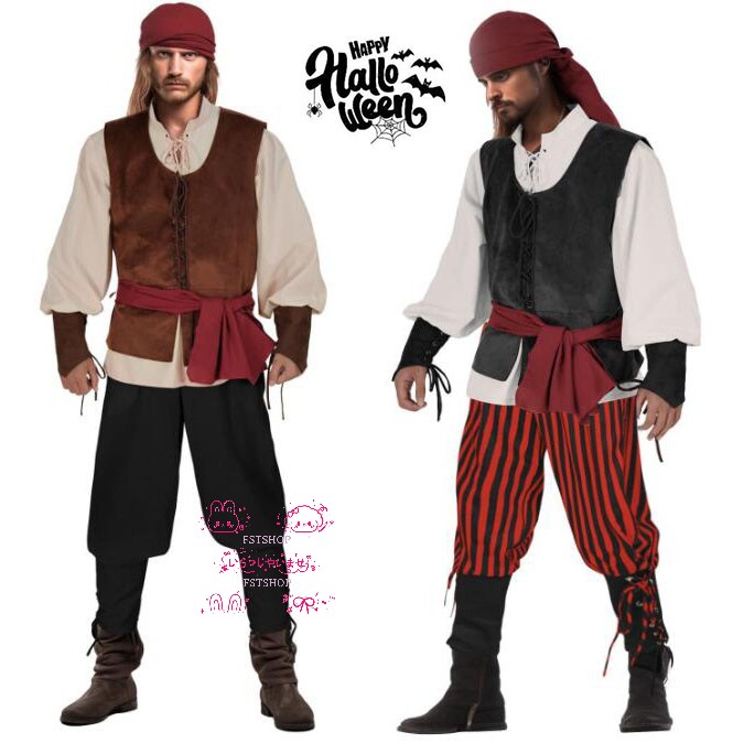 ハロウィン コスプレ 大人 仮装 海賊 船長 キャプテン レディース メンズ ハロウィン衣装 コスチュームセット cospaly 帽子 大人 長袖 仮装 学園祭 文化祭 舞台 演出 イベント 万聖節 バーティー 二次会 忘年会 新年会 5点セット カーニバル ロールプレイングイベント