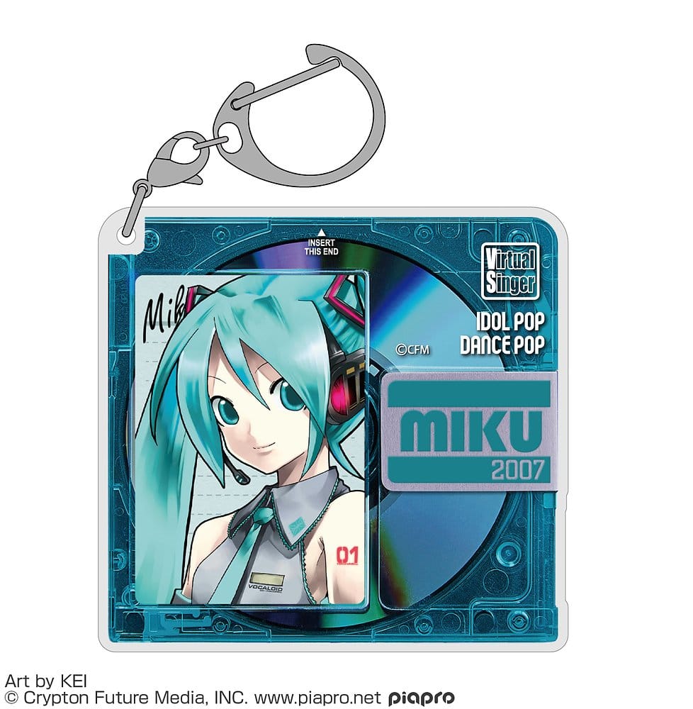 初音ミク クリーナーストラップキーホルダー 初音ミク クリーナーストラップキーホルダー 初音ミク アクリル