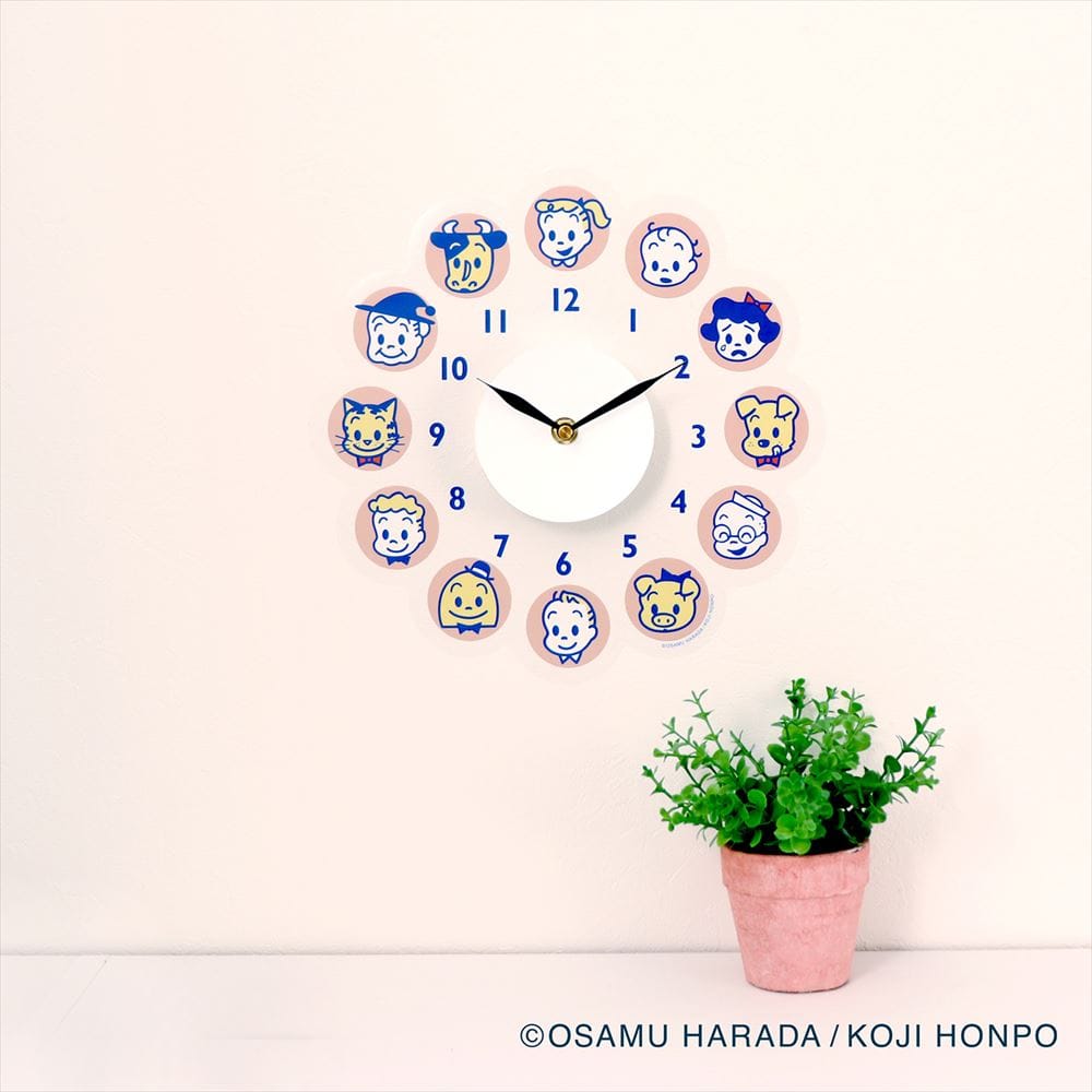 楽天市場】オサムグッズ ウォールクロックステッカー OSAMU GOODS