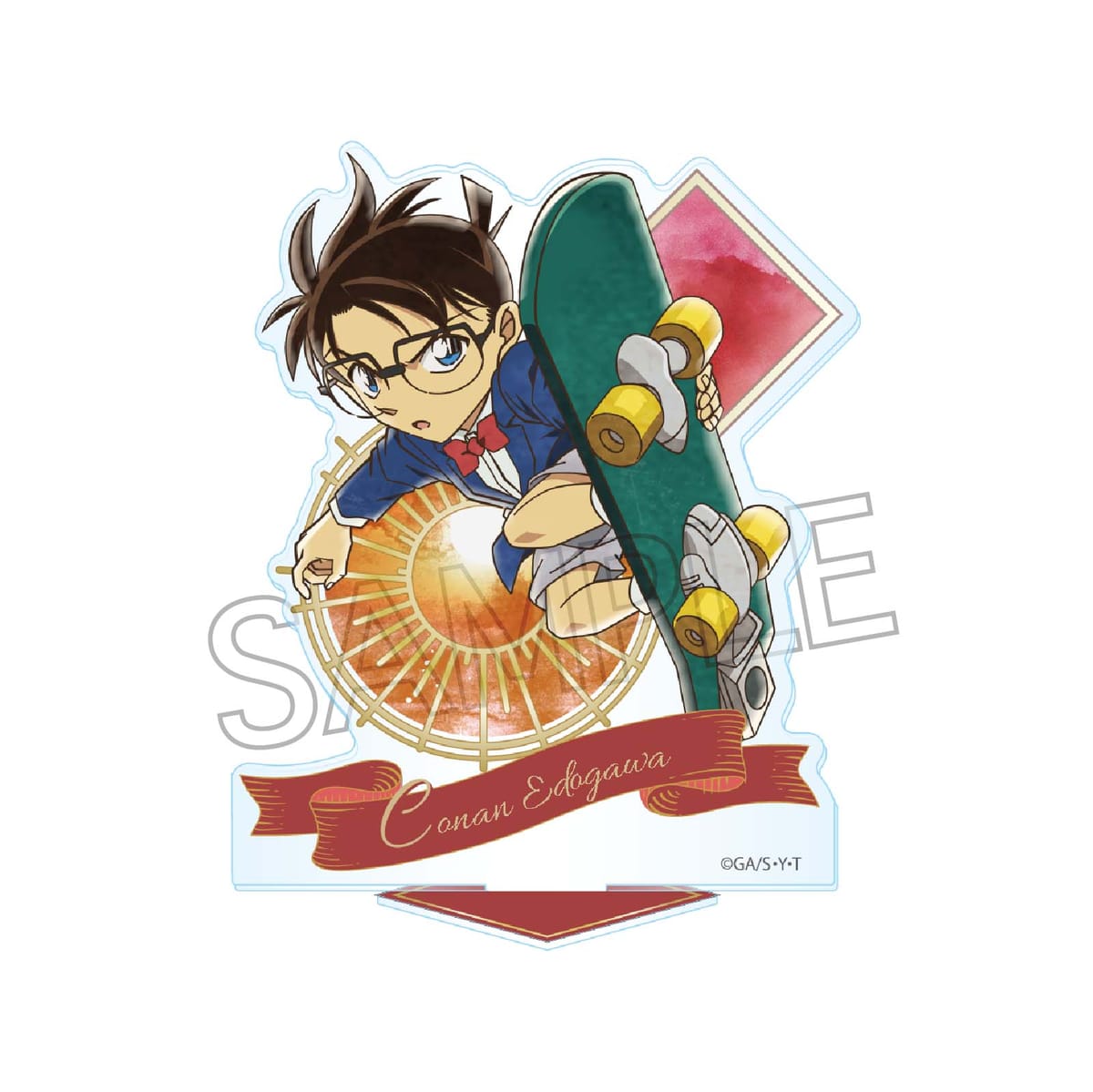 コナン ペンギンアクリルスタンド 6個セット 名探偵コナン アクリルスタンド ジン デフォルメペンギン ver