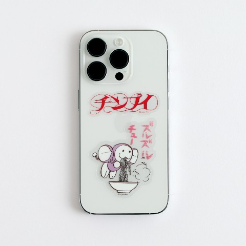 【藤子・F・不二雄キャラクター】クリアステッカーセット(チンプイ)　アニメ　漫画　キャラクター　グッズ　推し　スマホの裏　シール画像