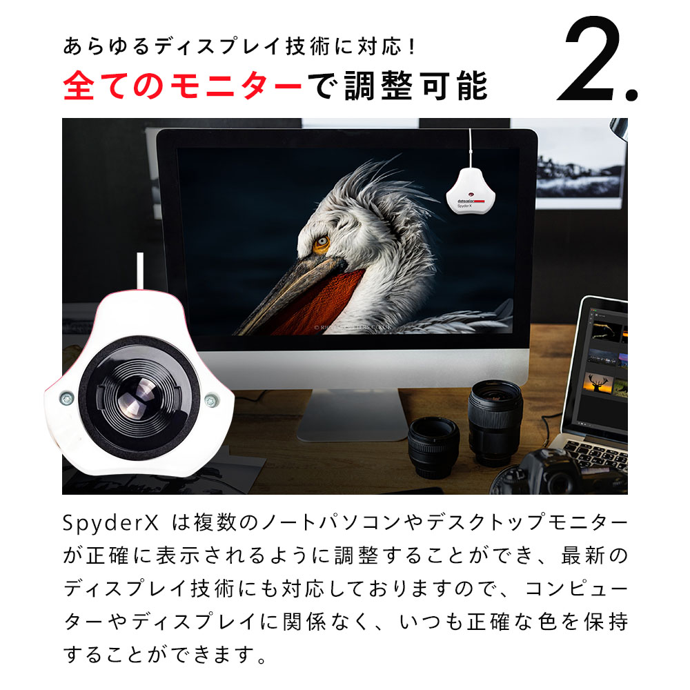 Datacolor SpyderX Elite ディスプレイキャリブレーションツール