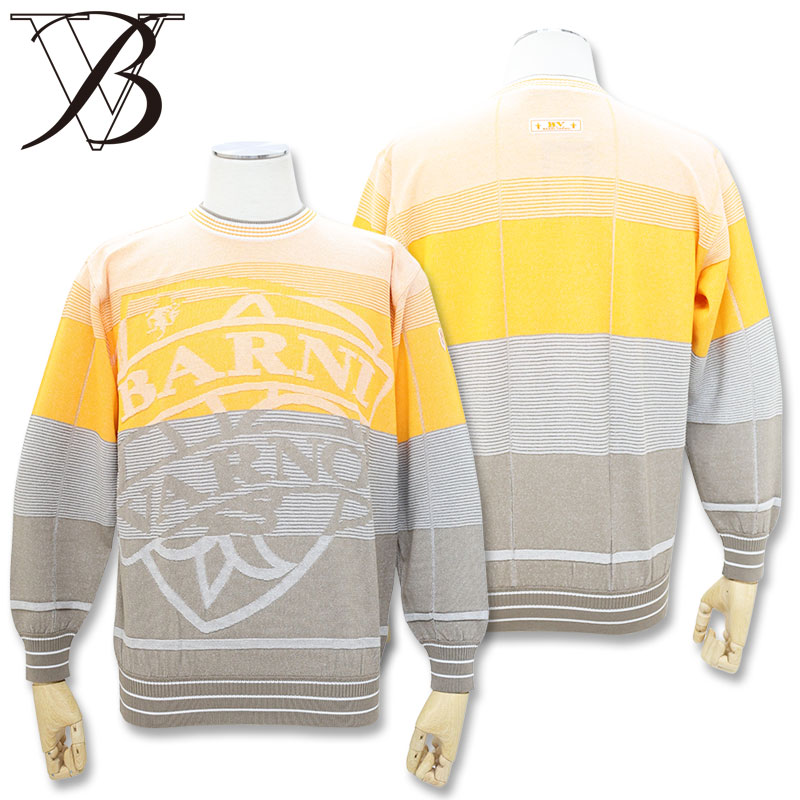 楽天市場】バーニヴァーノ/BARNIVARNO 春夏ボーダースプリングニット