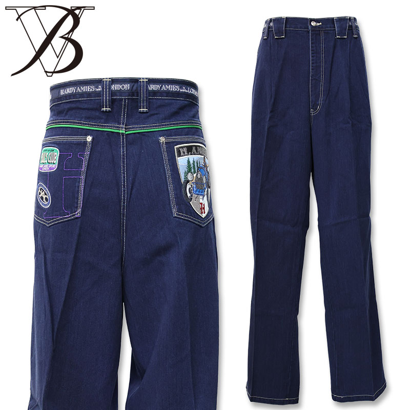 専用品 バーニヴァーノ ライオン刺繍 ダークデニムパンツ 専用品 バーニヴァーノ ライオン刺繍 ダークデニムパンツ 専用品