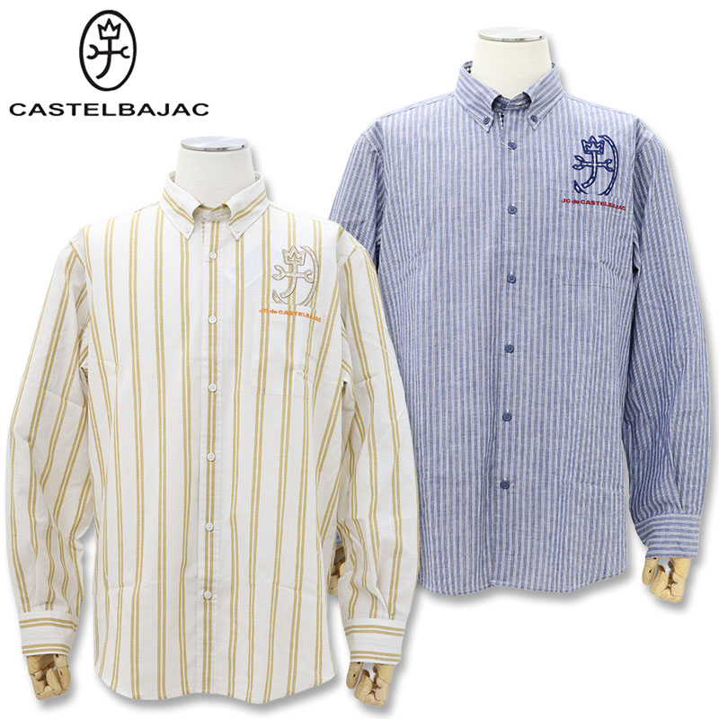 【国内発送】Castel Bajac ジャケット ストライプ柄 楽天市場】カステルバジャック（柄ストライプ）（コート