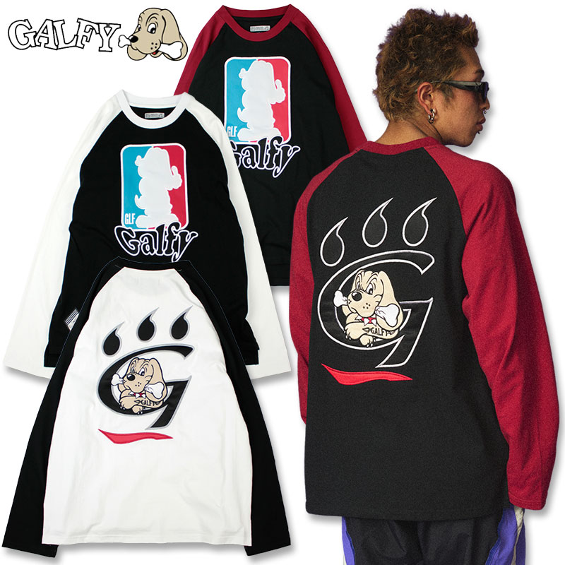 楽天市場】GALFY ガルフィー 直球系ラグラン ロンT ロング Tシャツ