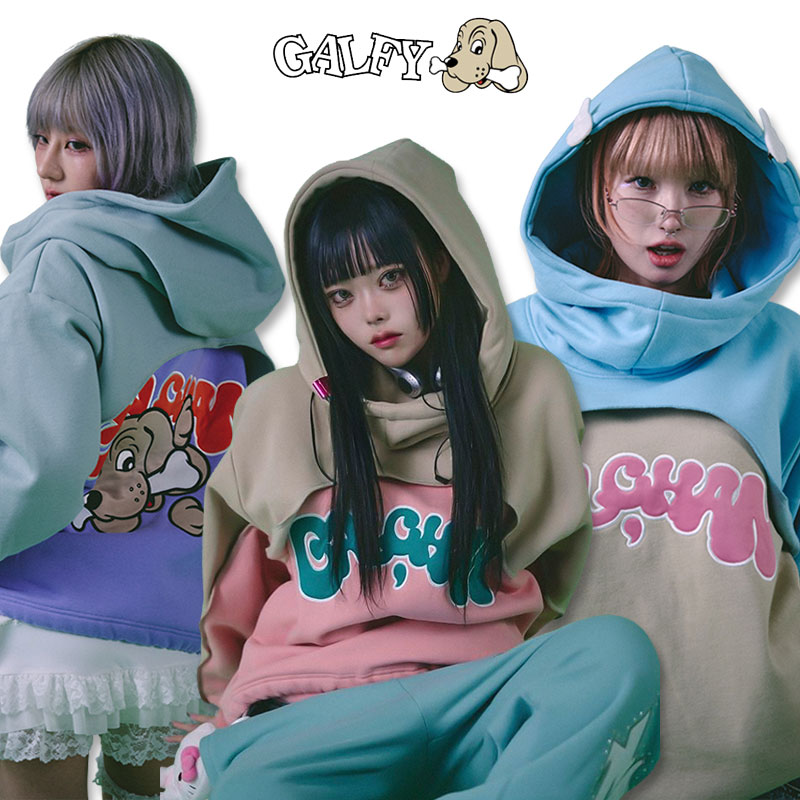 楽天市場】ガルフィー GALFY 半分パーカー 144021 L XL ヤンキー プル