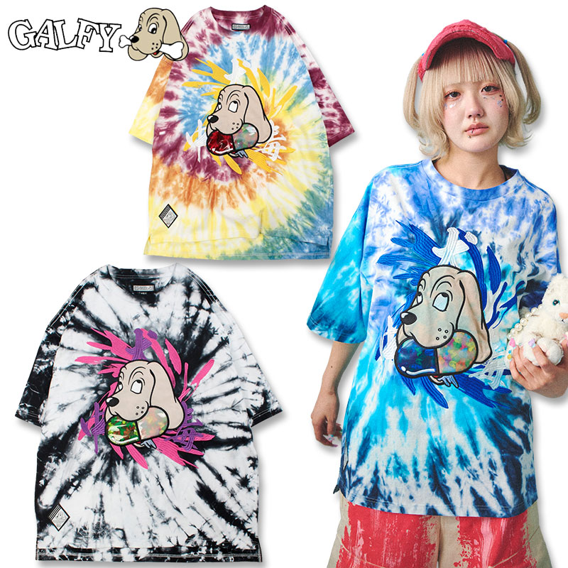 ガルフィー GALFY 犬中毒 Tee 半袖 Tシャツ 152017 ヤンキー ギャル メンズ レディース 25SS