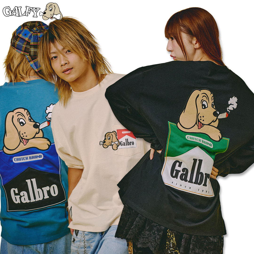 ガルフィー GALFY ガルボロロン T 153085 O.WHITE BLACK NAVY ロンティー 長袖 Tシャツ Tee ジャグラー ギャル ヤンキー 25AW