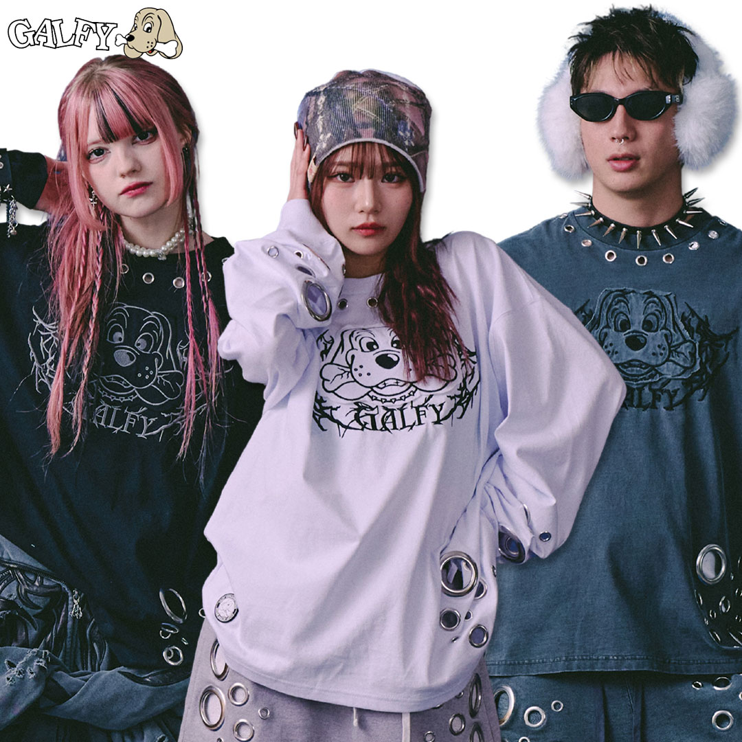 楽天市場】ガルフィー GALFY 穴あきPUNCHロンTee 161025 #10 WHITE #20
