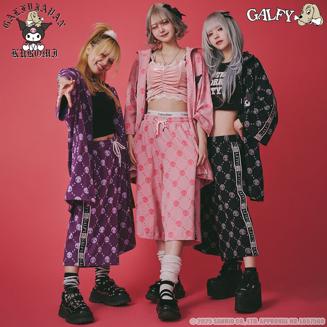 楽天市場】クロミ × ガルフィー コラボ ドクロだらけ夏セットアップ