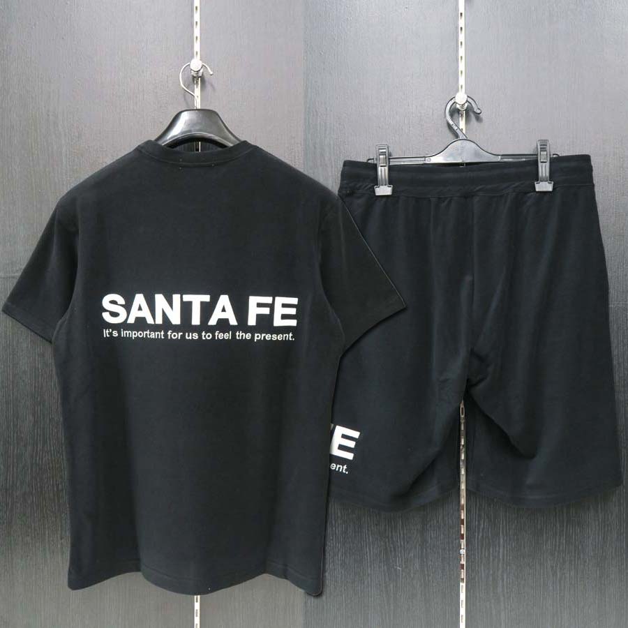 サンタフェ santafe 半袖 ロゴ パイル 上下セット 48 Lサイズ t | www