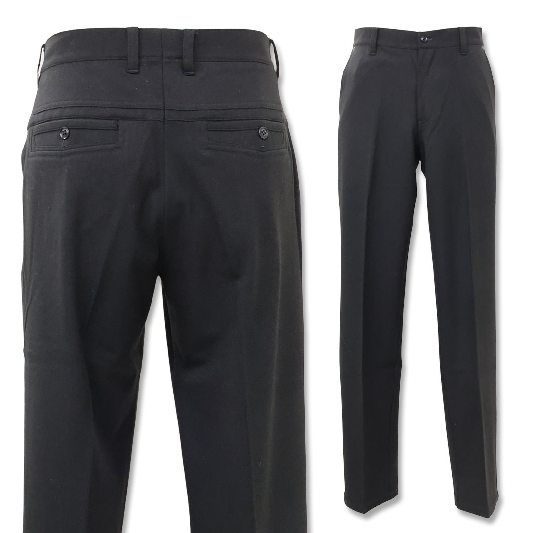 バラシ barassi ストレッチ カジュアル パンツ ブラック 20 6150-4031 ズボン メンズ アウトレット｜わんわん洋品店