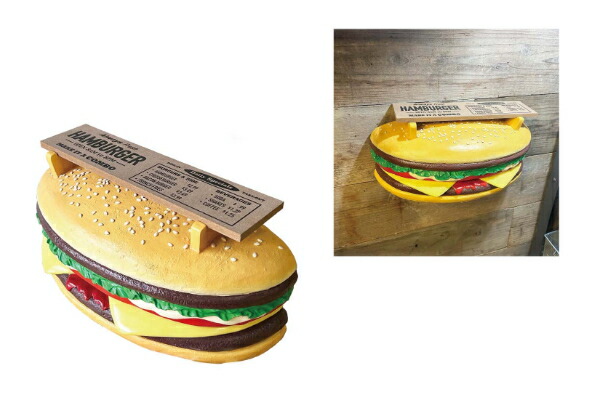 楽天市場】ディスプレイ シェルフ ハンバーガー アメリカン ダイナー