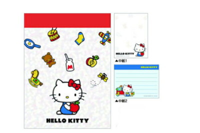 楽天市場】ホログラムちっちゃいメモ ハローキティ チラシ 70枚 レトロ